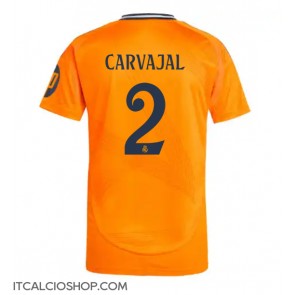 Real Madrid Daniel Carvajal #2 Seconda Maglia 2024-25 Manica Corta